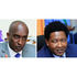 Narok Governor Patrick Ole Ntutu and Senator Ledama Ole Kina. 