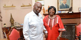 Daniel Arap Moi and Mama Ngina Kenyatta