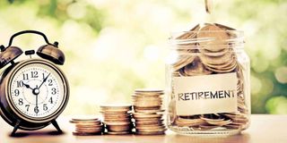 Pension savings