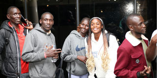 Team Kenya athletes