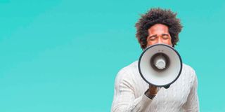 Campaign teams, loud speaker