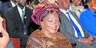 Former First Lady Mama Ngina Kenyatta.