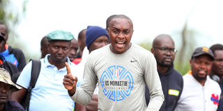 Laiser Hill Academy coach Eric Mutoro