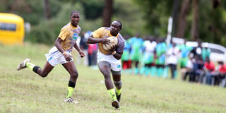 Michael Lukusi (right) of Butula Boys High School