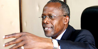 Former Ford-Kenya leader Musikari Kombo.