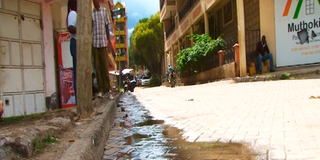 Raw sewage