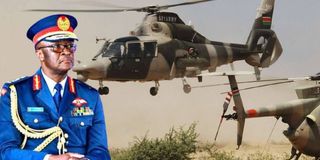 Kenya Defence Forces’ combat helicopters