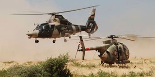Kenya Defence Forces’ combat helicopters