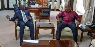Uhuru Kenyatta and William Ruto