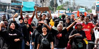 Protesters