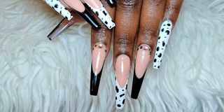 The coffin nail look.