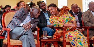 Rigathi Gachagua and Dorcas Rigathi