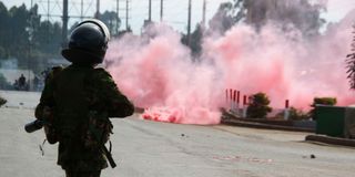 Tear gas