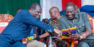William Ruto and Wycliffe Oparanya