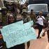 University students protest