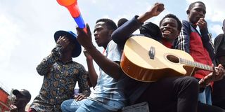 University students protest