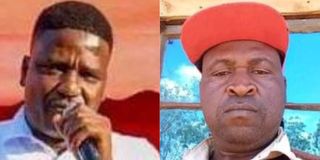 Morris Kimathi and Robert Mwithalie
