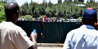 Residents of Nyayo Estate