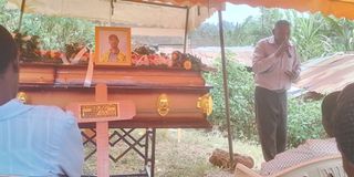 burial ceremony of Francis Maingi Mwaura