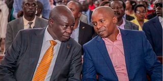 Rigathi Gachagua and Kithure Kindiki