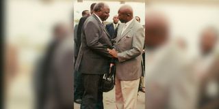 Mwai Kibaki and Moody Awori