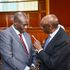 Rigathi Gachagua with Senior Counsel Paul Muite in court