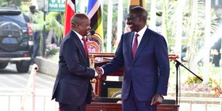 William Ruto and Kithure Kindiki