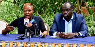 Waithera Chege and Robert Alai