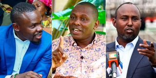 Silvanus Osoro, Kimani Ichung’wah and Junet Mohamed