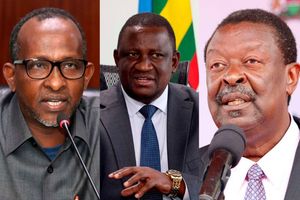 Aden Duale, Salim Mvurya and Musalia Mudavadi