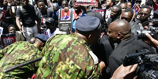 anti-abduction protest
