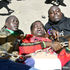 Protesters, including Busia Senator Okiya Omtatah