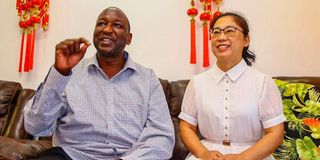 Henry Kibet Rotich and Xu Jing