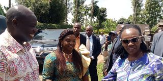 Rigathi Gachagua and Martha Karua