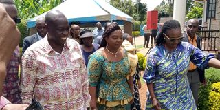 Rigathi Gachagua and Martha Karua