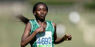 Lucy Kabuu wins race