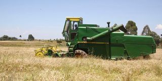 Combine harvester