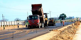 Road construction