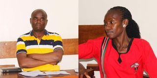 Jeremiah Maina and Lucy Kabuu.