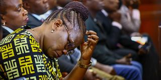 Governor Kawira Mwangaza at Milimani Law Court
