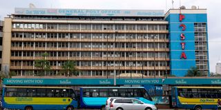 General Post Office (GPO) building along Kenyatta Avenue,