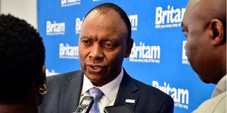 Britam Group CEO Tom Gitogo
