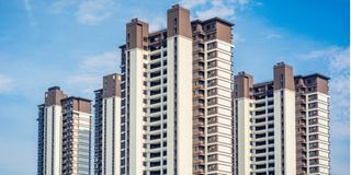 rendering of high-rise apartment building