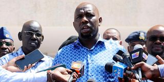 Kipchumba Murkomen in Mombasa 