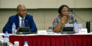 Nancy Baraza and Sam Nthenya