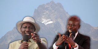 William Ruto and Rigathi Gachagua