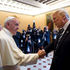 Pope Francis and President Donald Trump 
