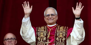Newly elected Pope Leo XIV, Cardinal Robert Prevost