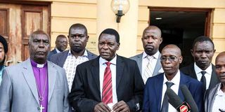 National Parents Association Chairman David Obuhatsa Silas