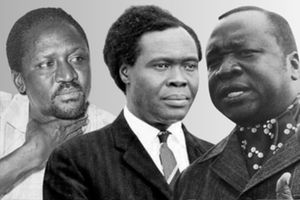 Milton Obote and Idi Amin
